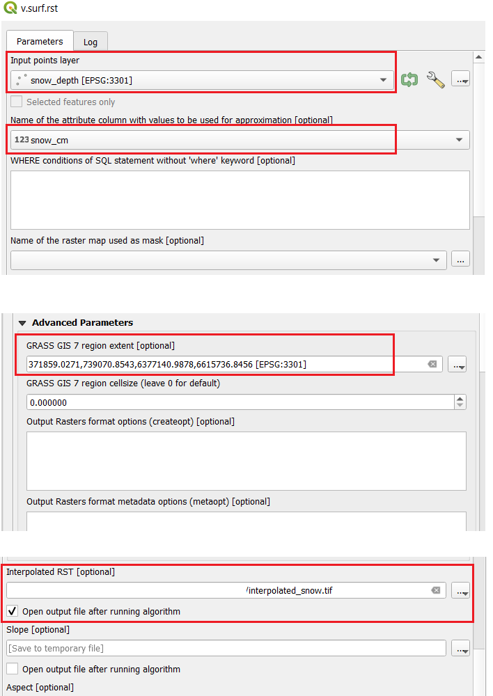 image of interpolation tool